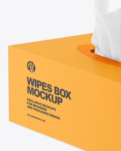 Matte Box w  Wipes Mockup PSD #3