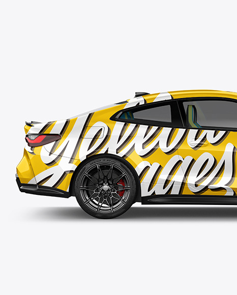 Compact Executive Car   Side View PSD #2