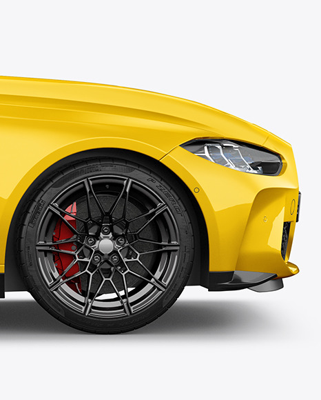 Compact Executive Car   Side View PSD #6