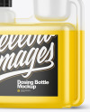 Glossy Dosing Bottle Mockup - Half Side View