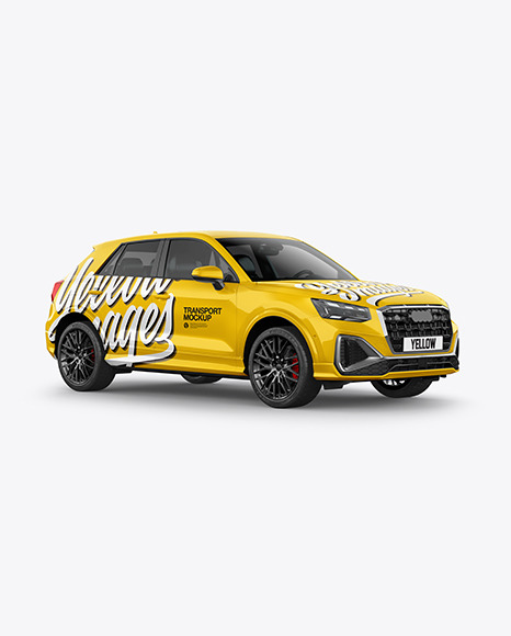 Luxury Crossover SUV - Half Side View