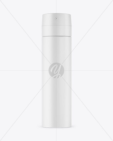 Matte Aerosol Bottle Mockup