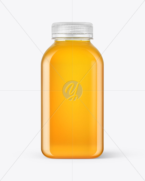 Download Square Apple Juice Bottle Mockup In Bottle Mockups On Yellow Images Object Mockups