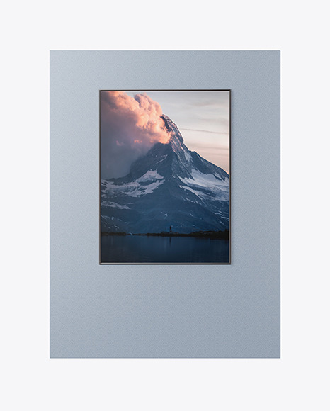Photo Frame on the Wall Mockup PSD #2