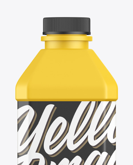 Matte Plastic Bottle Mockup PSD #2