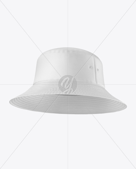 Download Leather Bucket Hat W Wide Brim Mockup In Apparel Mockups On Yellow Images Object Mockups