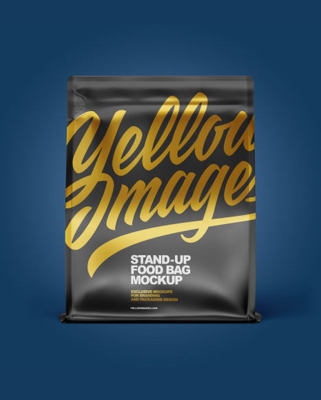 Matte Food Bag Mockup PSD #6