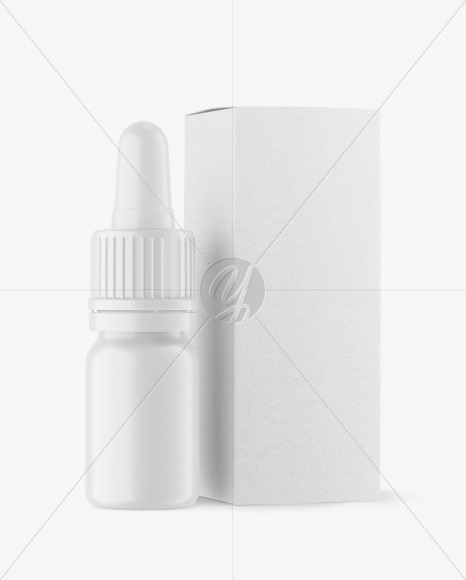 Matte Dropper Bottle w  Kraft Box Mockup PSD #3