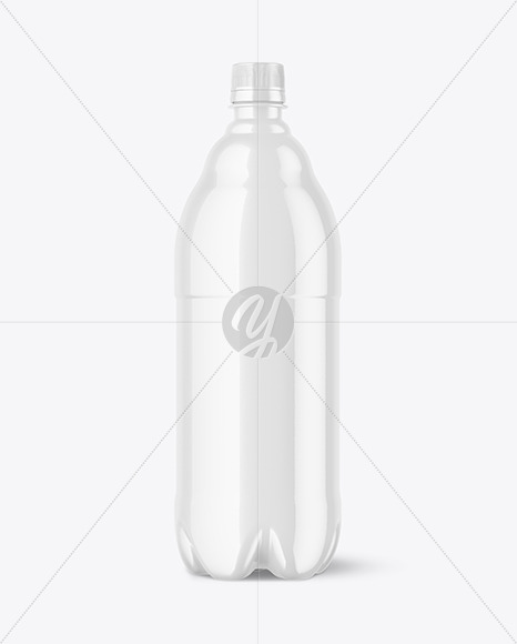 Glossy Plastic Bottle Mockup PSD #3