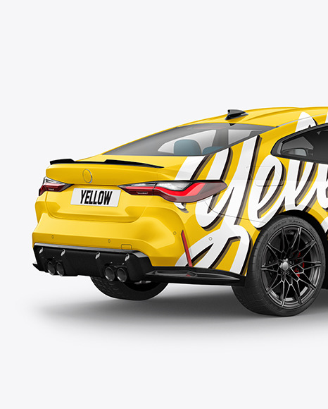 Compact Executive Car   Half Side View PSD #2