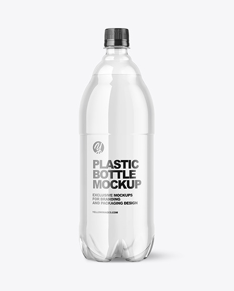 Premium PSD  Plastic water bottle mockup