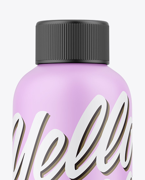Matte Bottle Mockup PSD #2