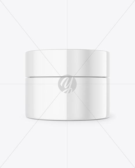 Plastic Cosmetic Jar Mockup PSD #3