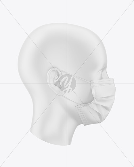 Download Face Mask Mockup In Apparel Mockups On Yellow Images Object Mockups