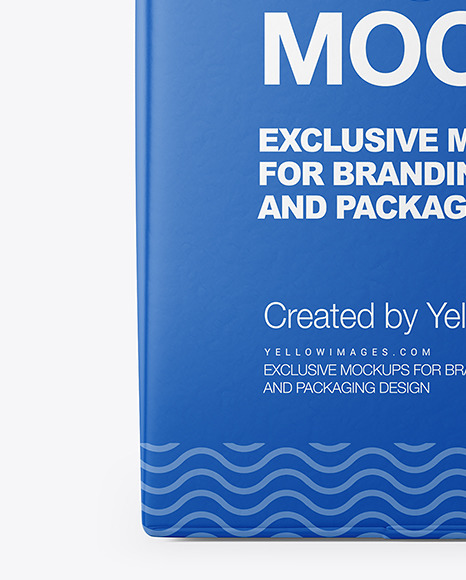 Matte Milk Packaging Box Mockup PSD #6
