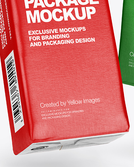 Two Glossy Juice Packages Mockup PSD #5
