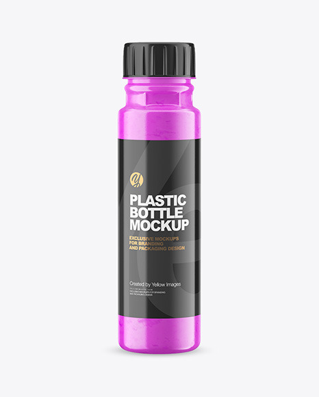 250ml Acrylic Paint Bottle Mockup