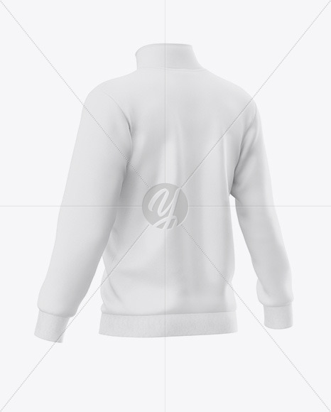 Download Men S Zip Sweatshirt Mockup Back Half Side View In Apparel Mockups On Yellow Images Object Mockups