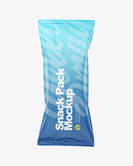 Matte Snack Pack Mockup   Front View PSD #2