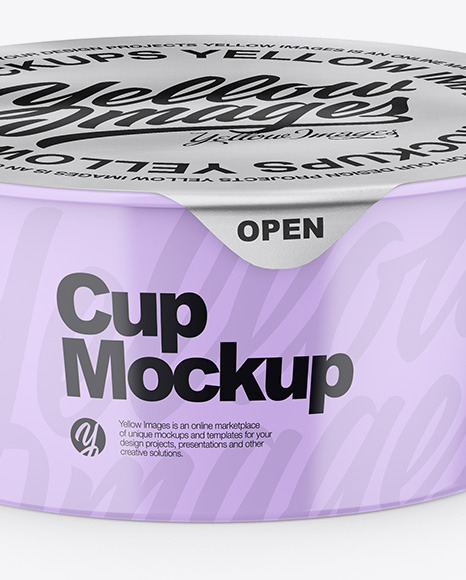 Glossy Cup Mockup PSD #3