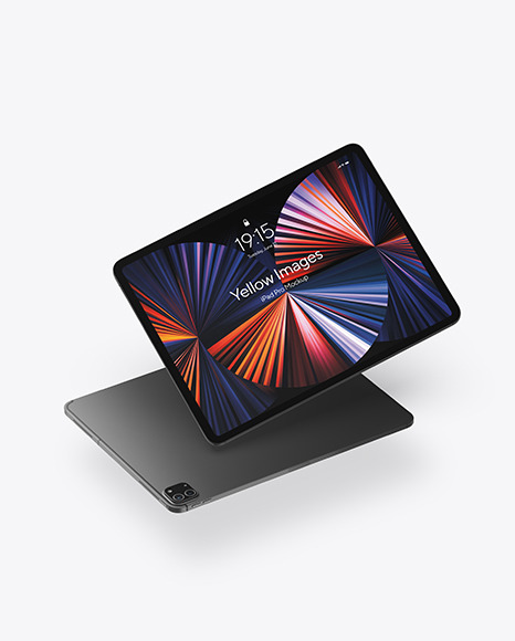 iPad Pro Space Gray Mockup