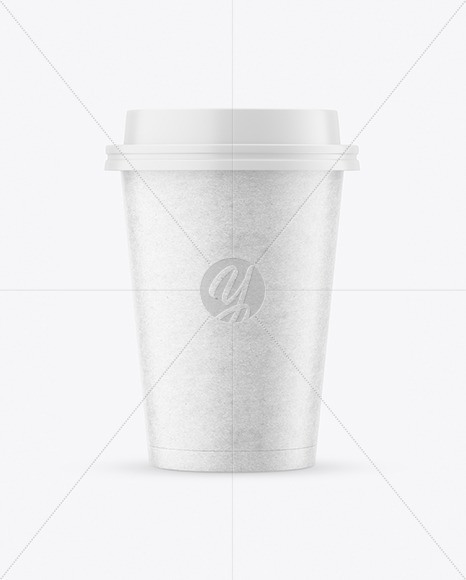 Kraft Paper Coffee Cup Mockup