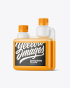 Matte Dosing Bottle Mockup - Half Side View