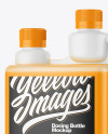 Matte Dosing Bottle Mockup - Half Side View