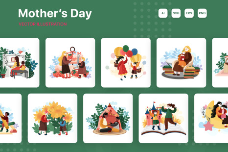 M262_ Mother’s Day Illustration Pack