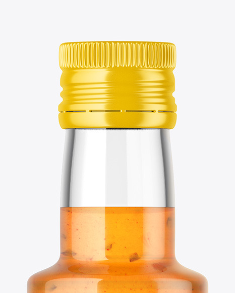 Bottle with Hot Sauce Mockup PSD #1