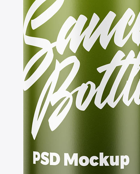 Bottle with Chilli Sauce Mockup PSD #6