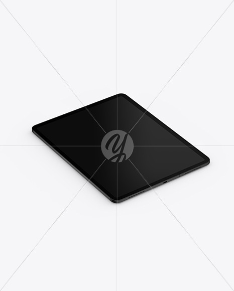 iPad Pro Space Gray Mockup PSD #1