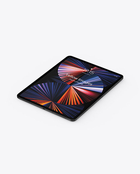 iPad Pro Space Gray Mockup