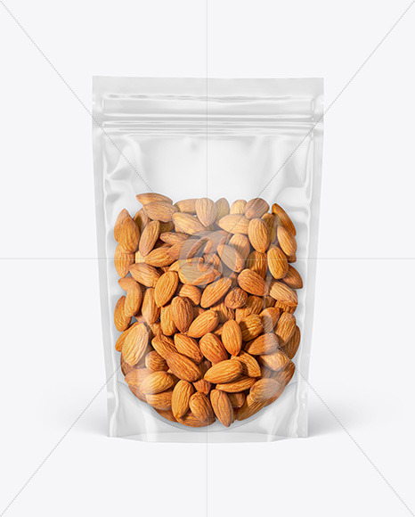 Download Clear Plastic Pouch W Almonds Mockup In Pouch Mockups On Yellow Images Object Mockups