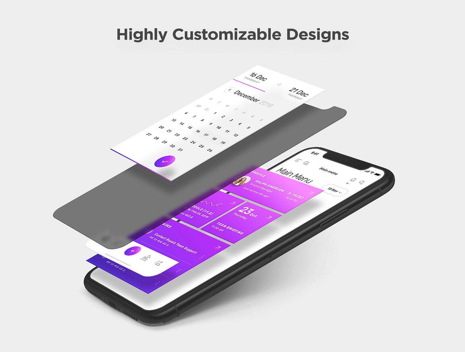 Vesper - Business & Dashboard Mobile App UI Kit