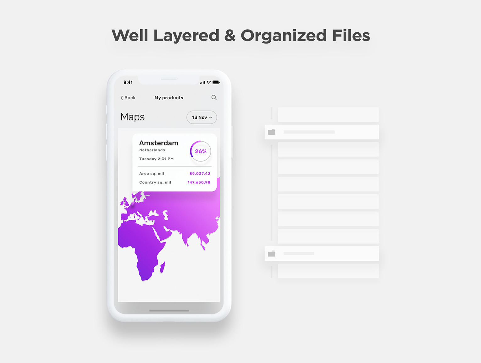 Vesper - Business & Dashboard Mobile App UI Kit