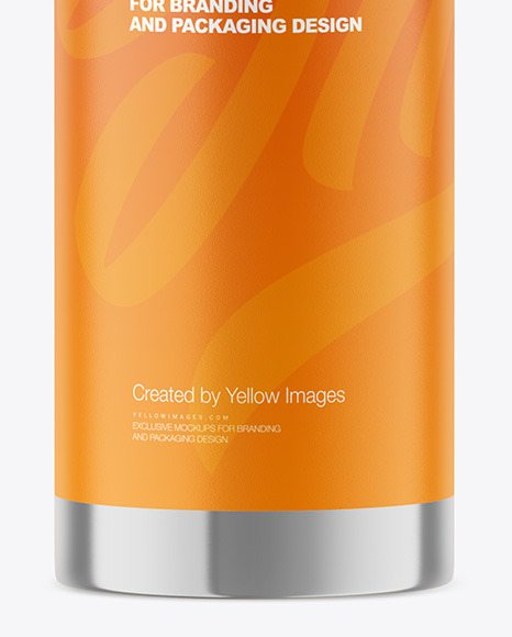 Matte Thermo Bottle Mockup PSD #1