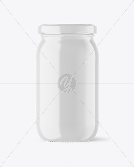 Glossy Jar Mockup PSD #3