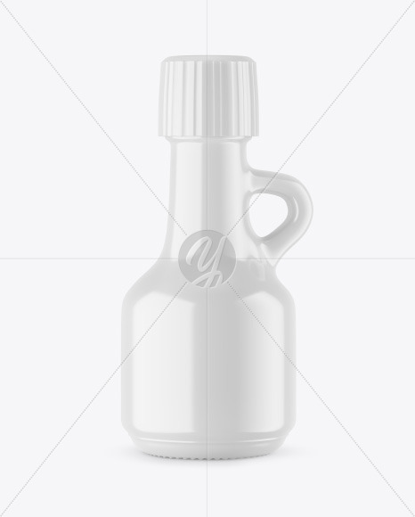 Download Glossy Ceramic Bottle Mockup In Bottle Mockups On Yellow Images Object Mockups