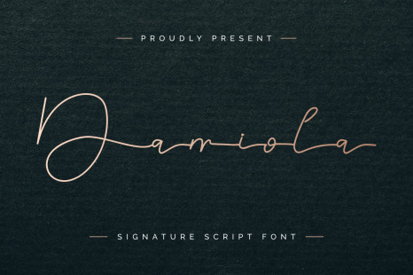 Damiola Handwriting Font