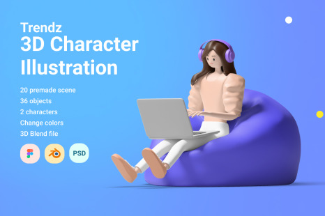 Trendz 3D Illustration