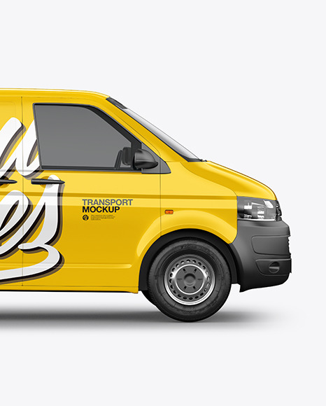 Panel Van Mockup - Side View