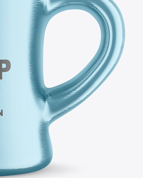 Metallic Mug Mockup PSD #1