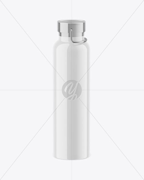 Glossy Thermo Bottle Mockup