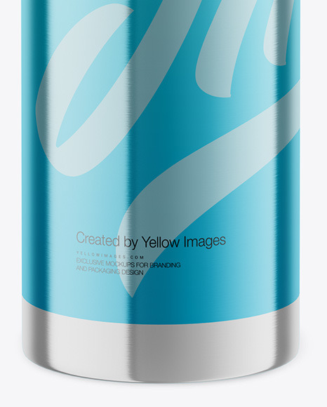 Metallic Thermo Bottle Mockup PSD #1