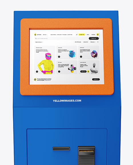 Payment Terminal Mockup PSD #7