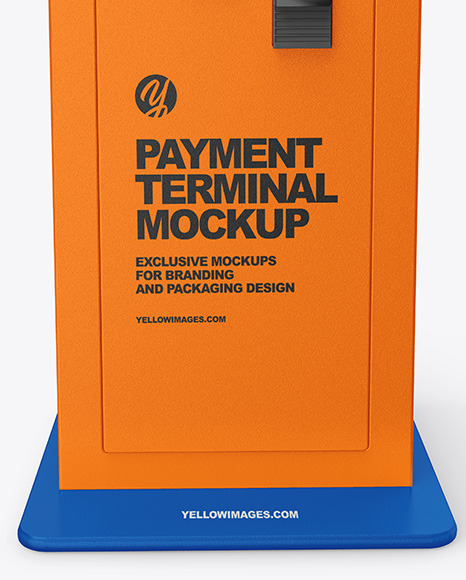 Textured Payment Terminal Mockup PSD #4