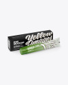 Cosmetic Tube w/ Box Mockup