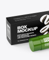 Cosmetic Tube w/ Box Mockup