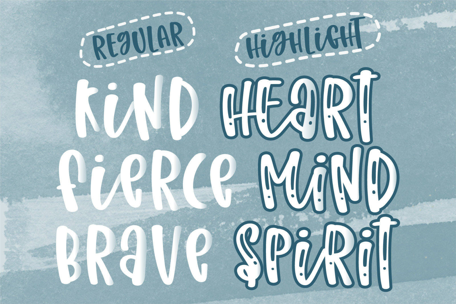 MindfulnessA cute handwritten font on Yellow Images Creative Store